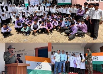 Army organises anti- addiction awareness drive at Government School Chapnari