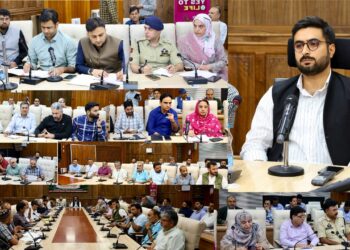 DC Srinagar holds consultation with Shia Associations regarding Muharram arrangements, peaceful & seamless conduct of Processions