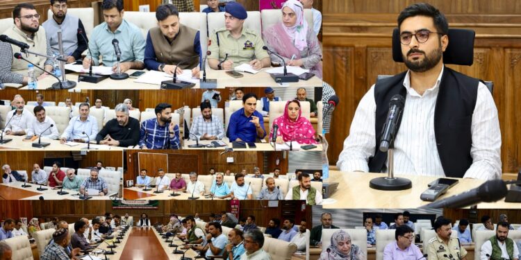 DC Srinagar holds consultation with Shia Associations regarding Muharram arrangements, peaceful & seamless conduct of Processions