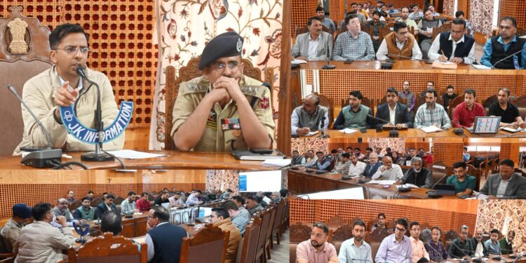 DC Shopian reviews arrangements for Mega Padyatra scheduled on May 23 in district