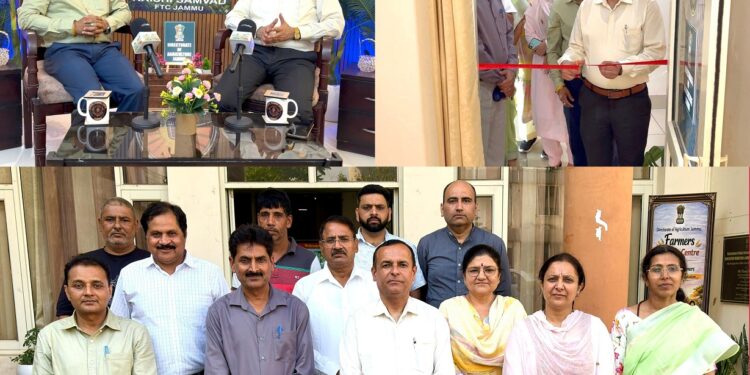 DAJ launches Digital platform -Krishi Samvad FTC–Jammu, Inaugurates Recording Studio