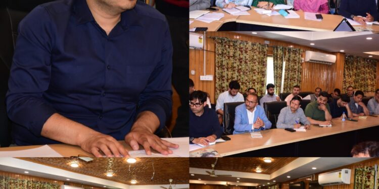Commissioner SMC reviews arrangements for Parliamentary Standing Committee Visit to J&K