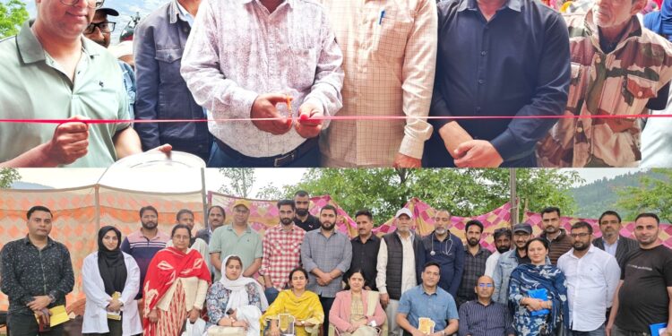 Health Department organizes Multi Specialty Health Camp at Village Dhara- Doda