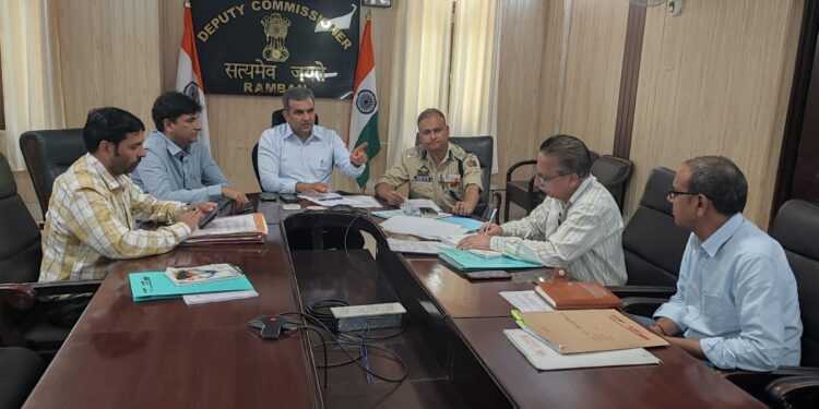 DC Ramban reviews regulation of Clinical establishments, progress of TB Mukt Bharat Abhiyan