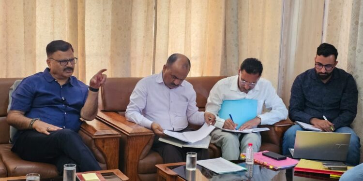 Rana reviews annual action plan 2026-27 for Poonch; emphasizes timely project completion