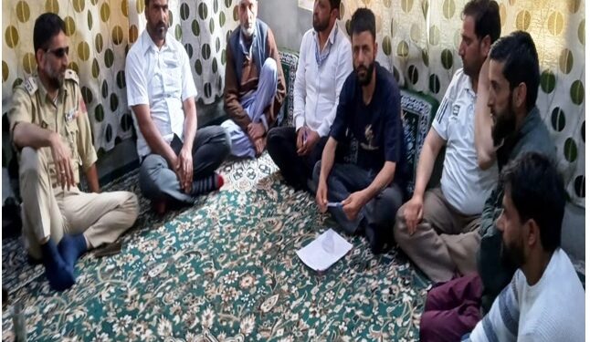 PLVs of DLSA Budgam visit bereaved Family at Khansahib