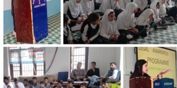 DLSA Ganderbal organises Awareness Programme on Child Rights, Domestic Violence at GBHS Shuhama