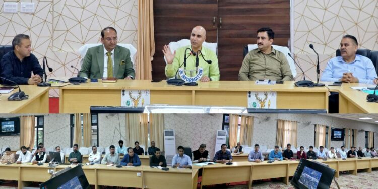 DC Kishtwar chairs introductory meeting of DVOs with SSP ACB DKR