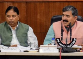 MP Jugal Kishore Sharma chairs DISHA meeting at Jammu