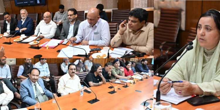 Sakeena Itoo calls for adopting comprehensive roadmap, awareness mechanism to curb drug abuse in Educational Institutions, Coaching Centres across J&K