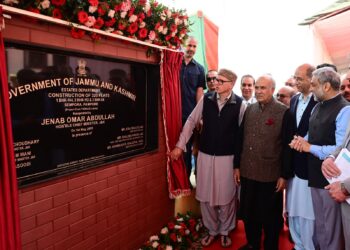 CM Omar Abdullah inaugurates 368 residential units for government employees at Sempora, Pampore