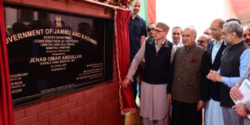 CM Omar Abdullah inaugurates 368 residential units for government employees at Sempora, Pampore