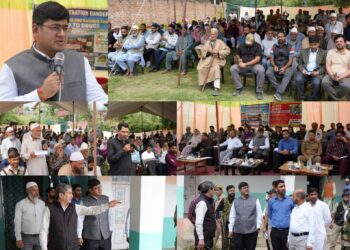 DC Ganderbal chairs Block Diwas at Khalmulla, assures time-bound redressal of public issues
