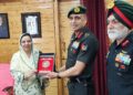 DG NCC calls on Minister Sakeena Itoo at Srinagar