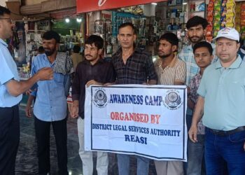 Legal awareness camps organised in different parts of Reasi