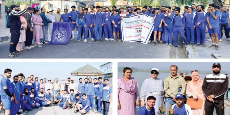Ahsan Mukhtar, Shaheena Shahbaz win GCOE Annual Road Races in Srinagar