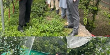 DC conducts inspection, interacts with orchardists at Kanuyian, Mangnar
