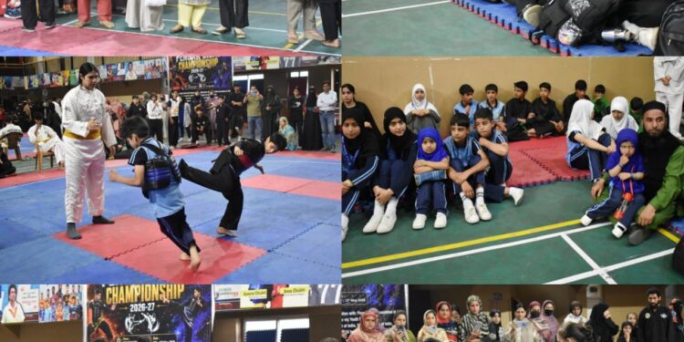 11th District Srinagar Pencak Silat Championship 2026-27 begins at Polo Ground