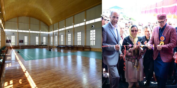 CM Omar Abdullah inaugurates multi-purpose sports complex at GDC Tangmarg