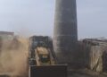 Illegal Brick Kiln demolished in Beerwah Budgam