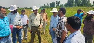 Director Horticulture visits Shopian, Reviews developmental works