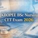 BOPEE conducts Common Entrance Test for Post Basic B.Sc. Nursing Courses 2026-27