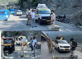 MVD Ramban e-challans 37 vehicles, seizes 9 for traffic violations