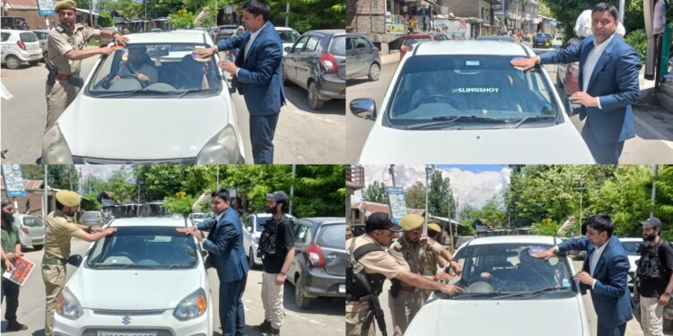 Zainapora Shopian intensifies Anti Drug Campaign; Vehicle Sticker Drive expands grassroots outreach