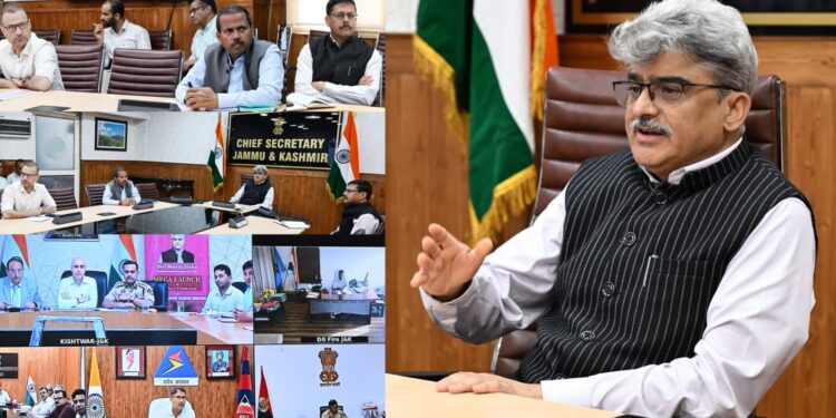 CS reviews elaborate arrangements for smooth, safe conduct of Machail Mata Yatra