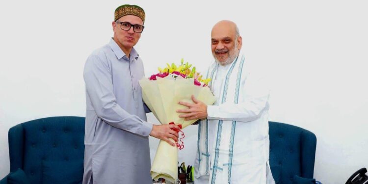 CM Omar Abdullah meets Union Home Minister Amit Shah, discusses Statehood, key issues concerning J&K