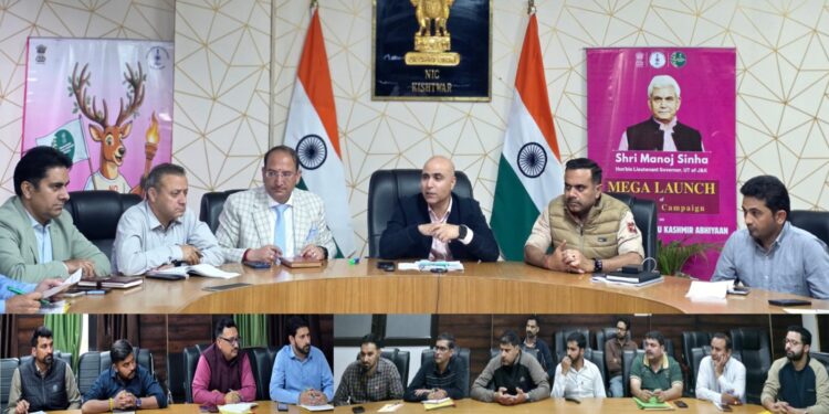 DC reviews progress of 100 day NMBA awareness Campaign in Kishtwar