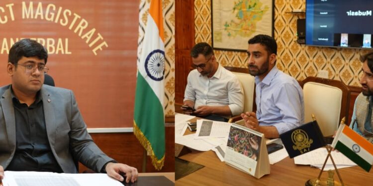 DC Ganderbal reviews digitization of revenue records, directs time-bound digitization of pending mutations