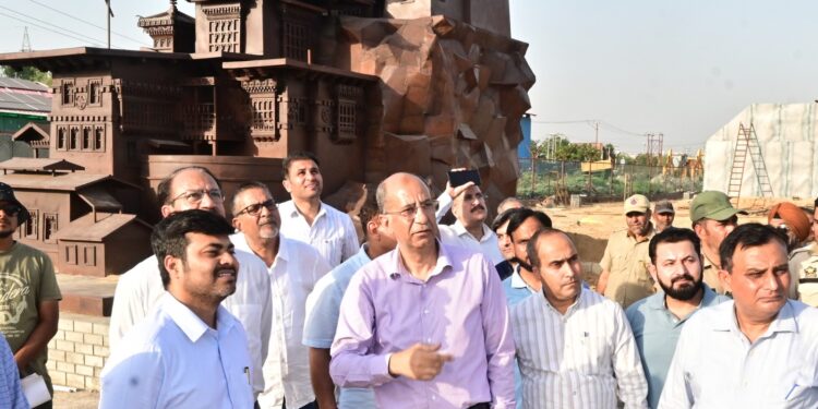 Advisor to CM reviews Jammu Smart City projects, calls for expedited completion before Amarnath Yatra Visits PM e-Bus Depot, Waste to Wonder Park