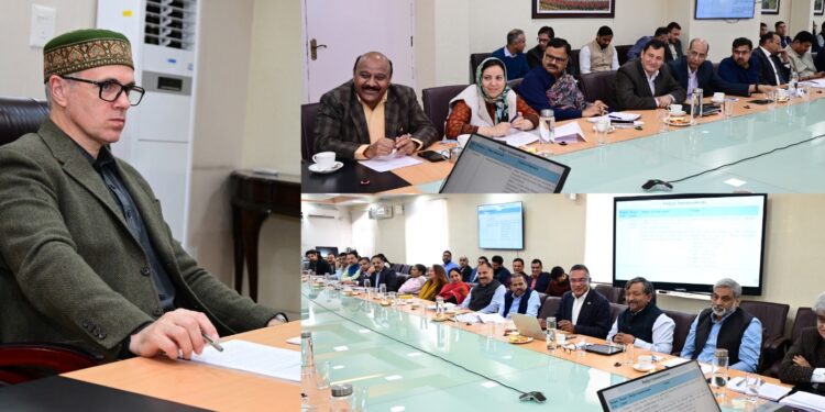 CM Omar Abdullah reviews status of implementation of Budget announcements, directs time-bound achievement of targets and key initiatives
