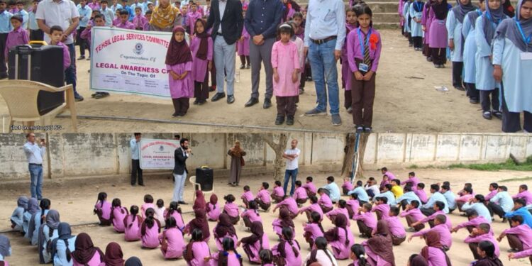 Awareness Programme on NDPS Act held at Government High School Bun Doda