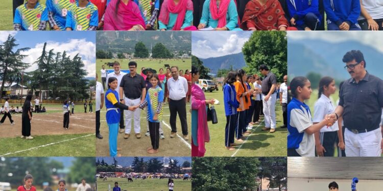 Department of Youth Services & Sports Kishtwar conducts inter-zonal AAG girls tournament under Nasha Mukt J&K Abhiyan