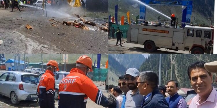 SANJY-2026: NDMA conducts Mock Exercise to test emergency preparedness along Baltal Axis