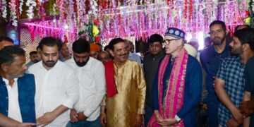 Chief Minister Omar Abdullah visits Mata Kheer Bhawani Temple, reviews arrangements for Annual Mela