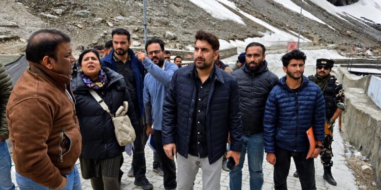 Secretary RDD reviews sanitation preparedness near Holy Cave for SANJY-2026