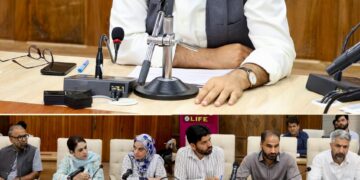 DC Srinagar reviews progress under Catch the Rain Program