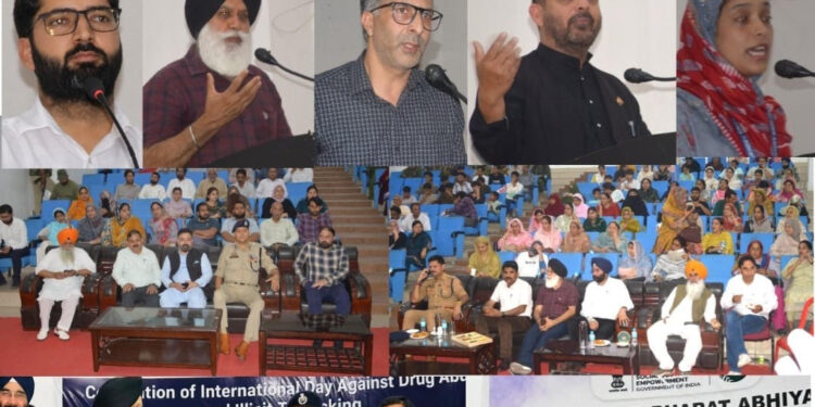 SWD Poonch organises programme on International Day against Drug Abuse