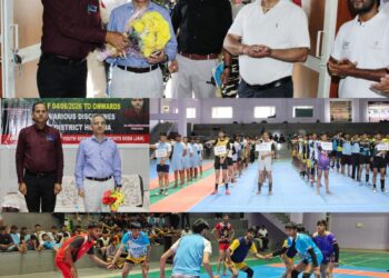 DC Doda inaugurates inter-zonal district level tournament at Indoor Stadium Doda
