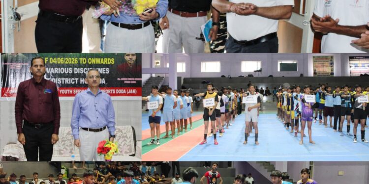 DC Doda inaugurates inter-zonal district level tournament at Indoor Stadium Doda