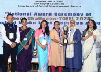 GHSS Dablehar brings National Honour to J&K with TOFEI School Challenge 2025 Award