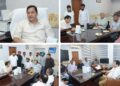 Javid Dar meets HoDs, public delegations at Civil Secretariat Jammu