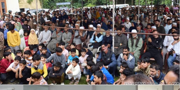 Sakeena Itoo convenes public outreach camp at Koil Pulwama