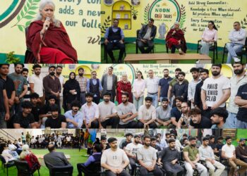 Nun Chai Talks: Entrepreneur Firdous Indiana inspires Young Gymnasts with Business and Career insights in Bandipora