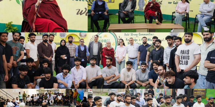 Nun Chai Talks: Entrepreneur Firdous Indiana inspires Young Gymnasts with Business and Career insights in Bandipora