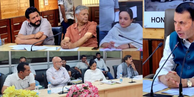 MLA Farooq Shah chairs meeting of Committee on Petitions