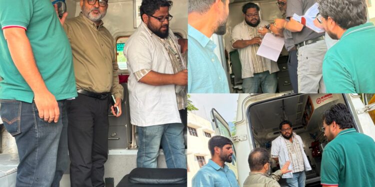 CMO Doda leads physical audit of 108 Ambulance Services